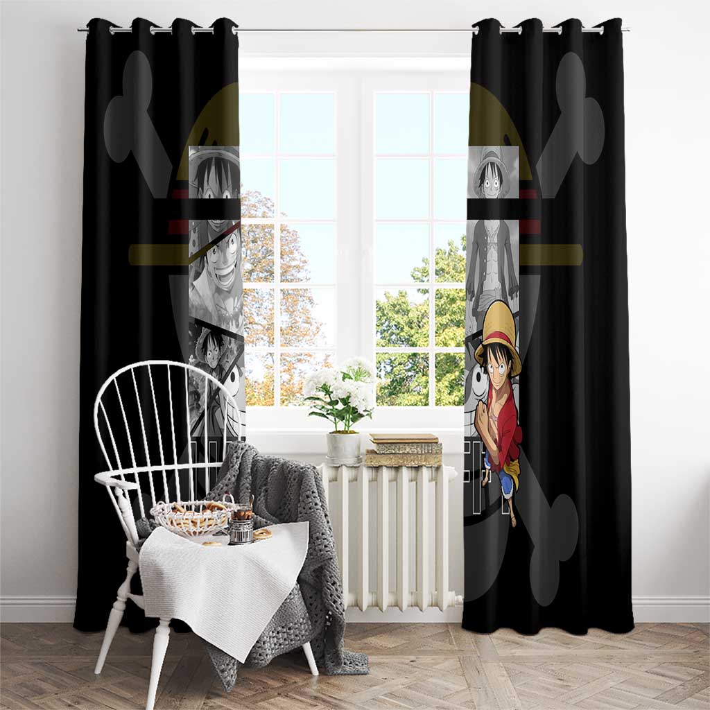 Luffy Mix Manga - One Piece Window Curtain Anime Mix Manga