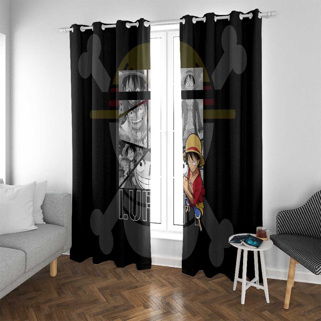Luffy Mix Manga - One Piece Window Curtain Anime Mix Manga