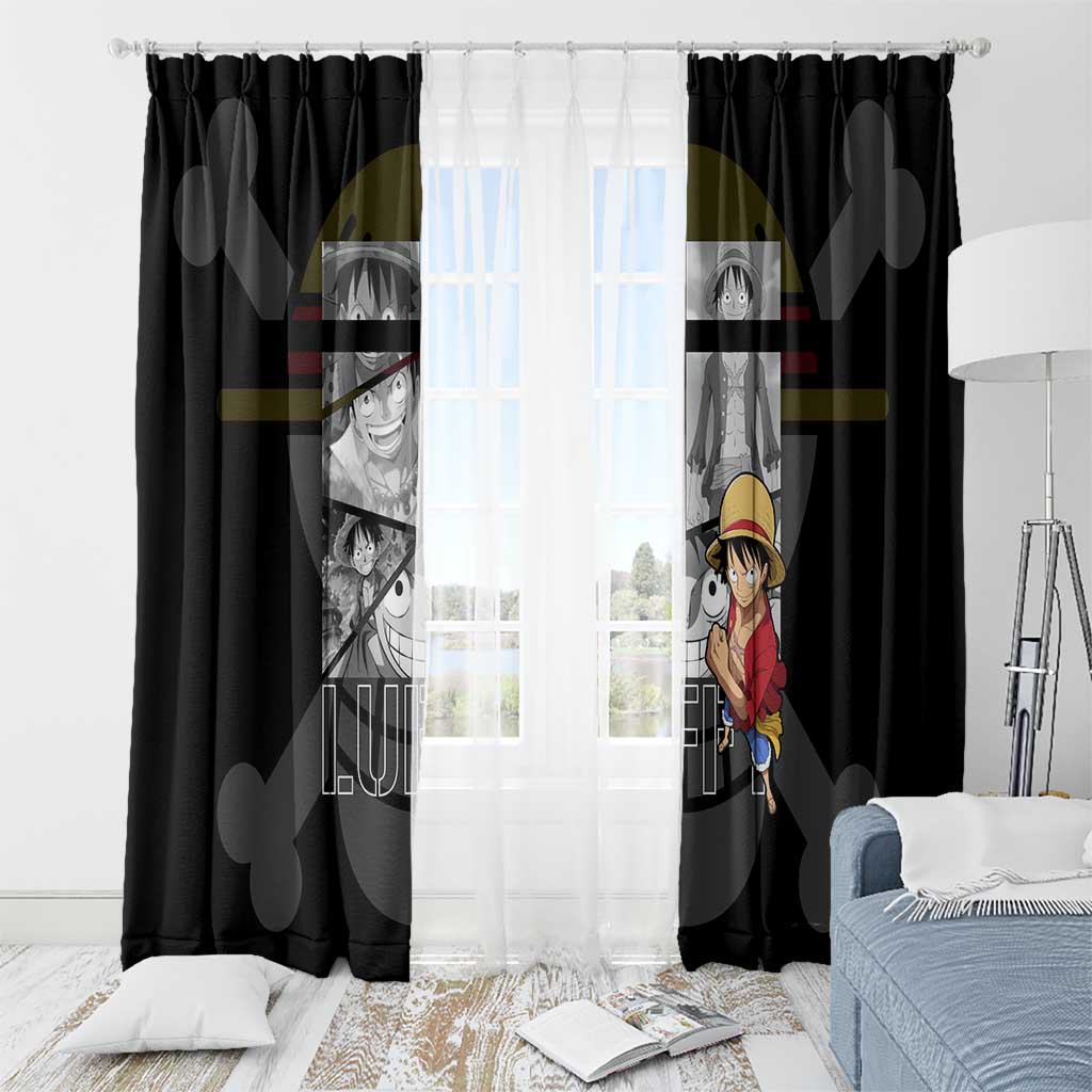 Luffy Mix Manga - One Piece Window Curtain Anime Mix Manga
