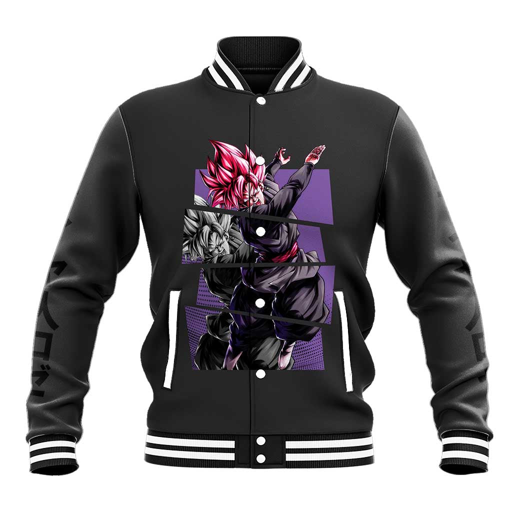 Goku Black Rose - Dragon Ball Baseball Jacket Anime Style