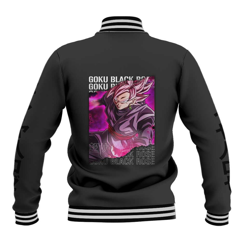 Goku Black Rose - Dragon Ball Baseball Jacket Anime Style