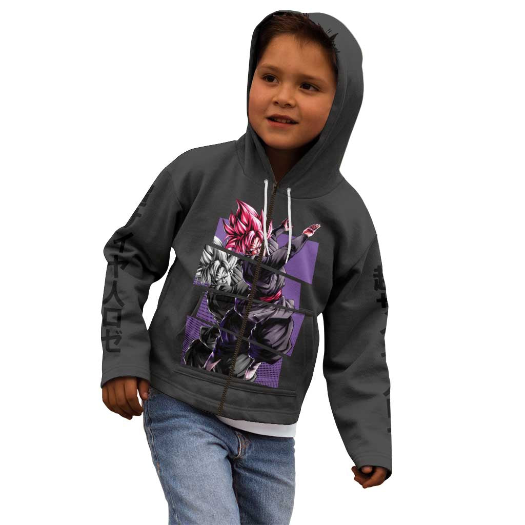 Goku Black Rose - Dragon Ball Kid Hoodie Anime Style