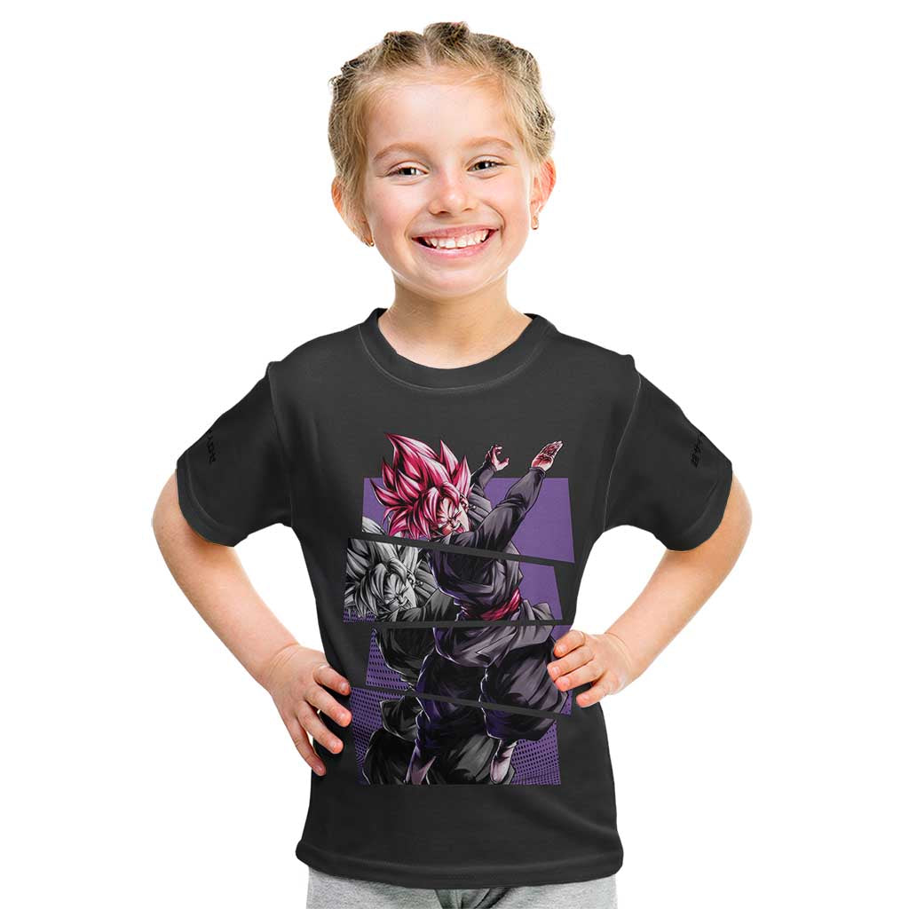 Goku Black Rose - Dragon Ball Kid T Shirt Anime Style