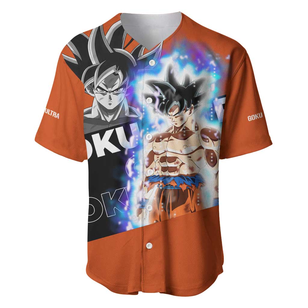 Goku Ultra - Dragon Ball Baseball Jersey Anime Style
