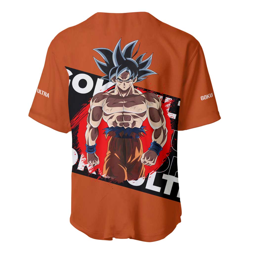 Goku Ultra - Dragon Ball Baseball Jersey Anime Style