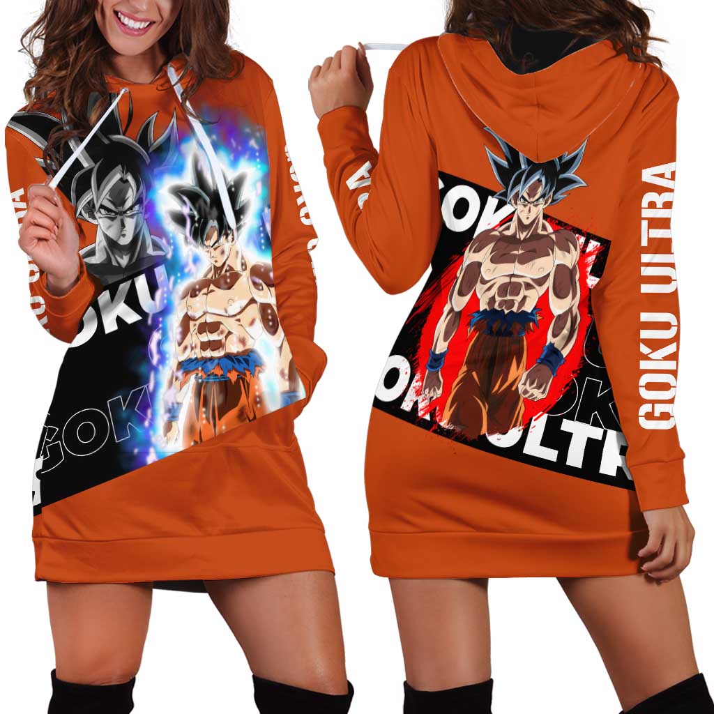 Goku Ultra - Dragon Ball Hoodie Dress Anime Style