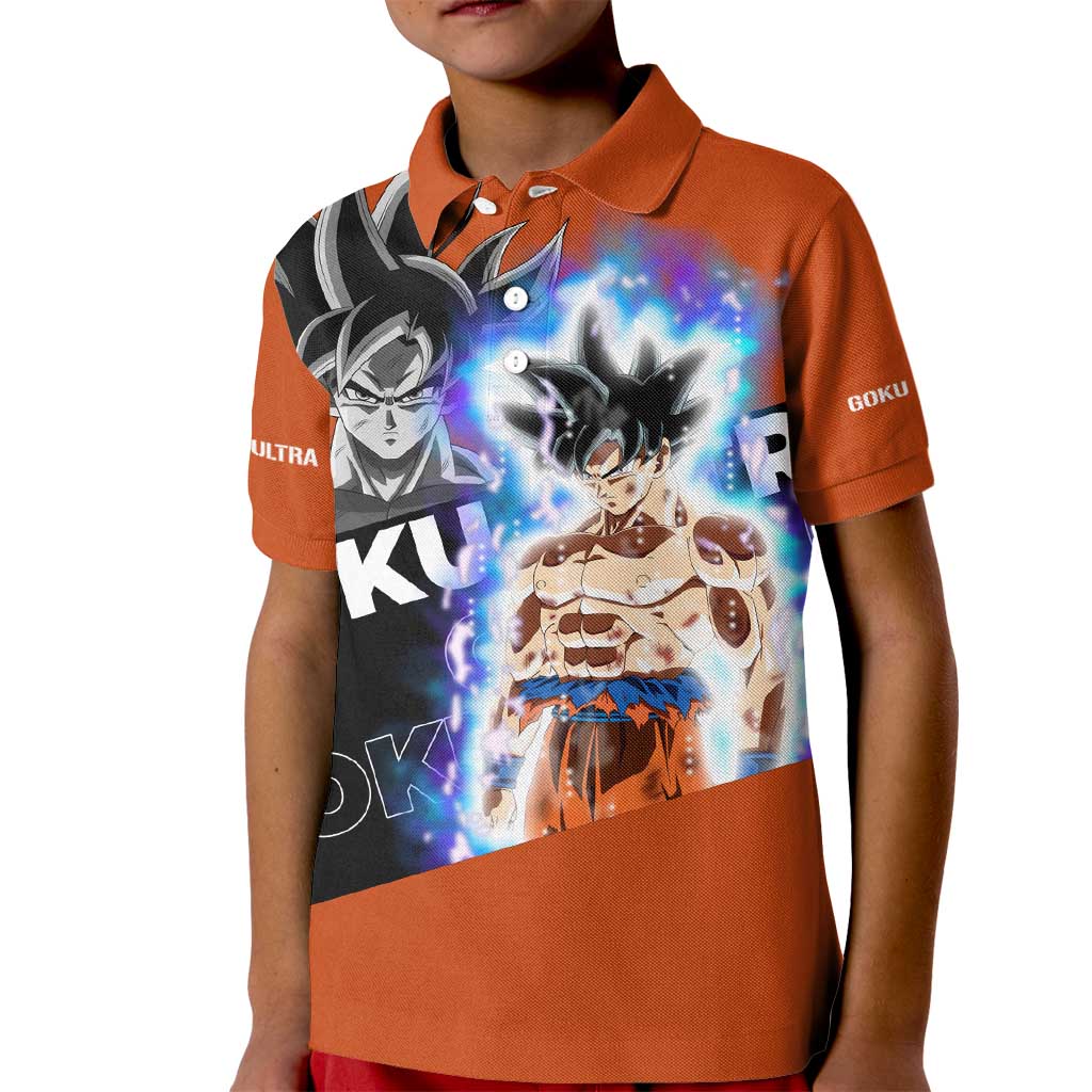 Goku Ultra - Dragon Ball Kid Polo Shirt Anime Style