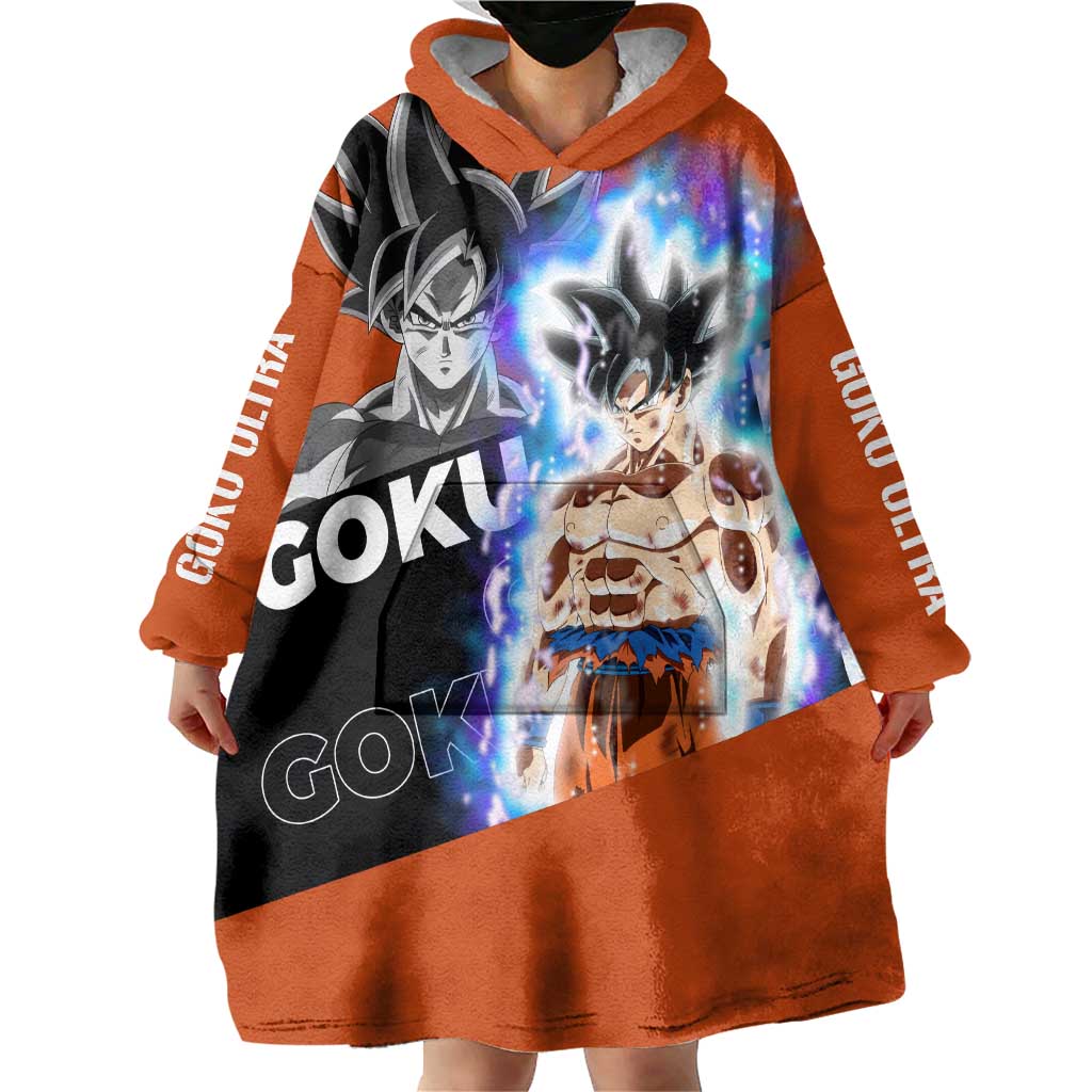 Goku Ultra - Dragon Ball Wearable Blanket Hoodie Anime Style