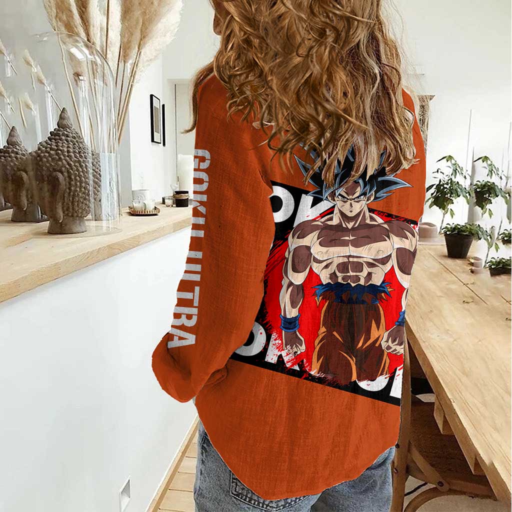 Goku Ultra - Dragon Ball Women Casual Shirt Anime Style
