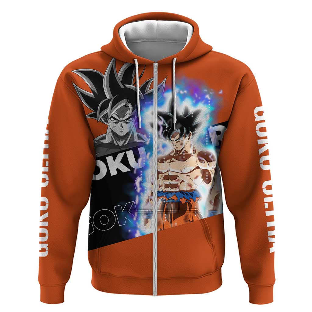 Goku Ultra - Dragon Ball Zip Hoodie Anime Style