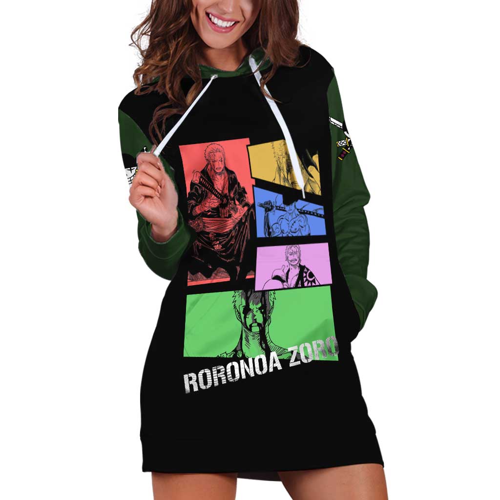 Roronoa Zoro - One Piece Hoodie Dress Anime Style