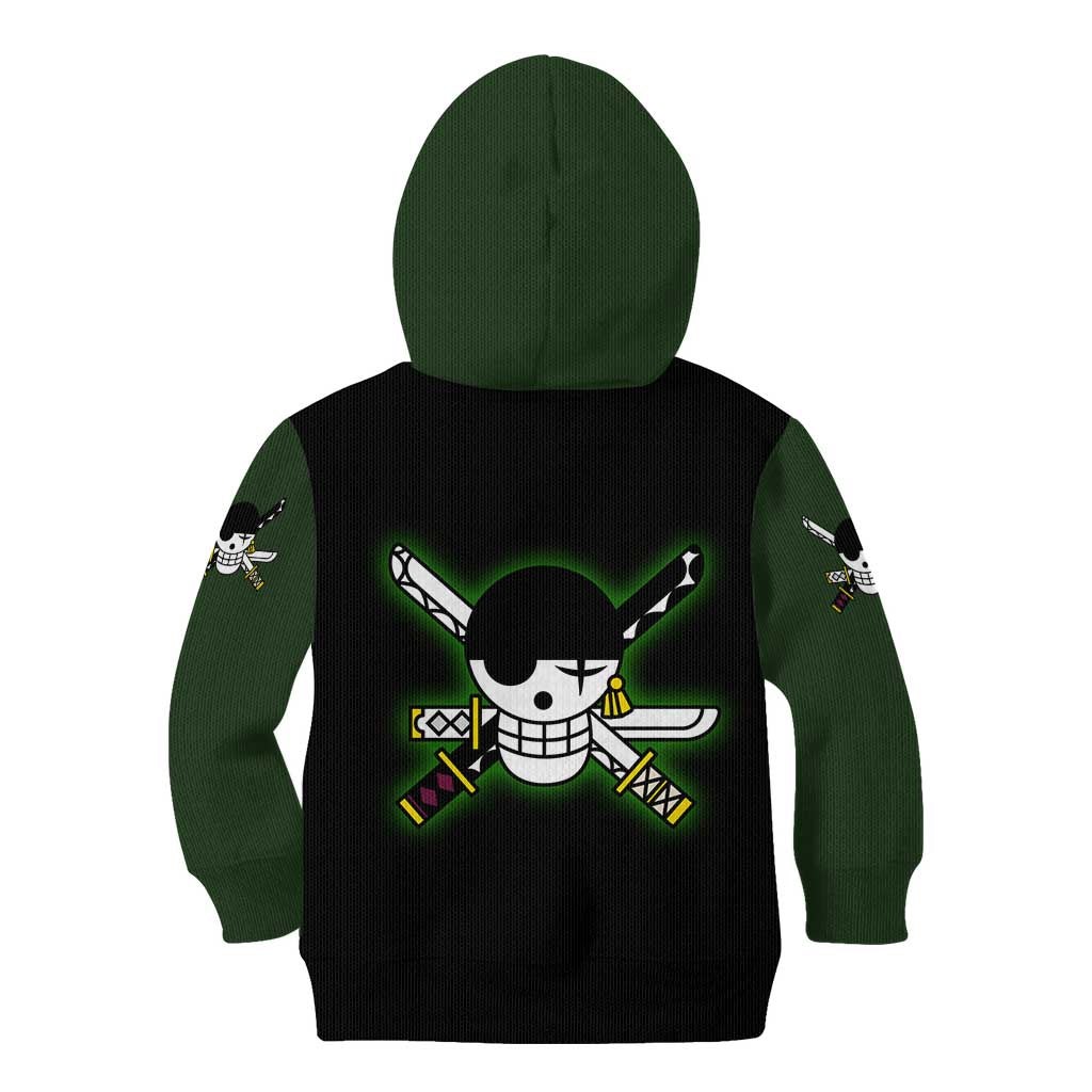 Roronoa Zoro - One Piece Kid Hoodie Anime Style