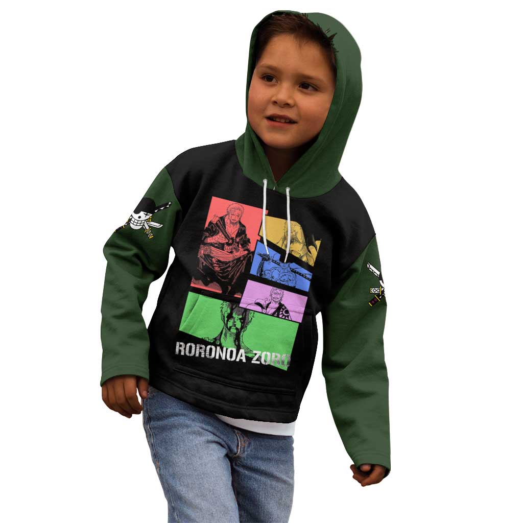 Roronoa Zoro - One Piece Kid Hoodie Anime Style