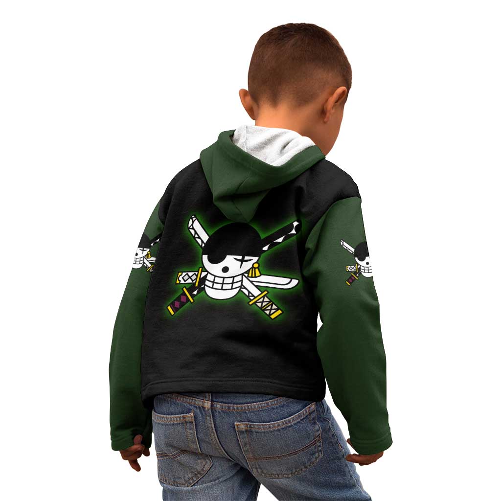Roronoa Zoro - One Piece Kid Hoodie Anime Style