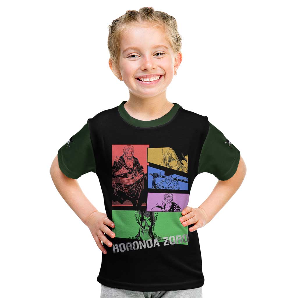Roronoa Zoro - One Piece Kid T Shirt Anime Style