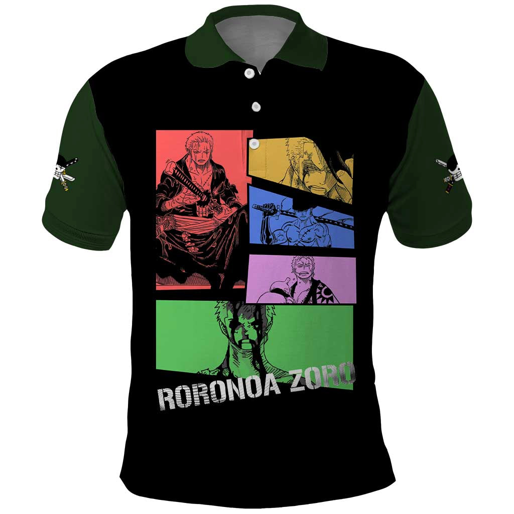 Roronoa Zoro - One Piece Polo Shirt Anime Style
