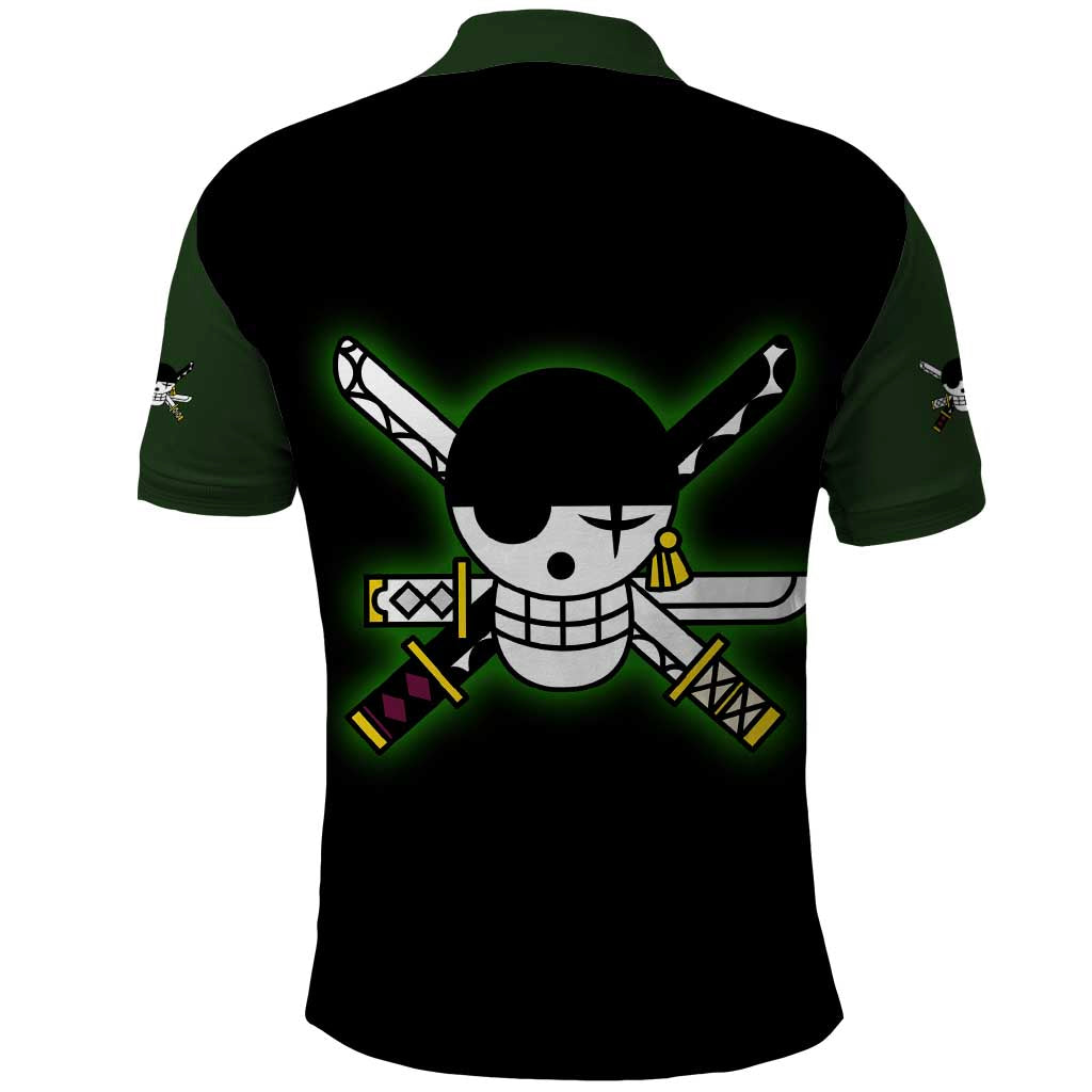 Roronoa Zoro - One Piece Polo Shirt Anime Style
