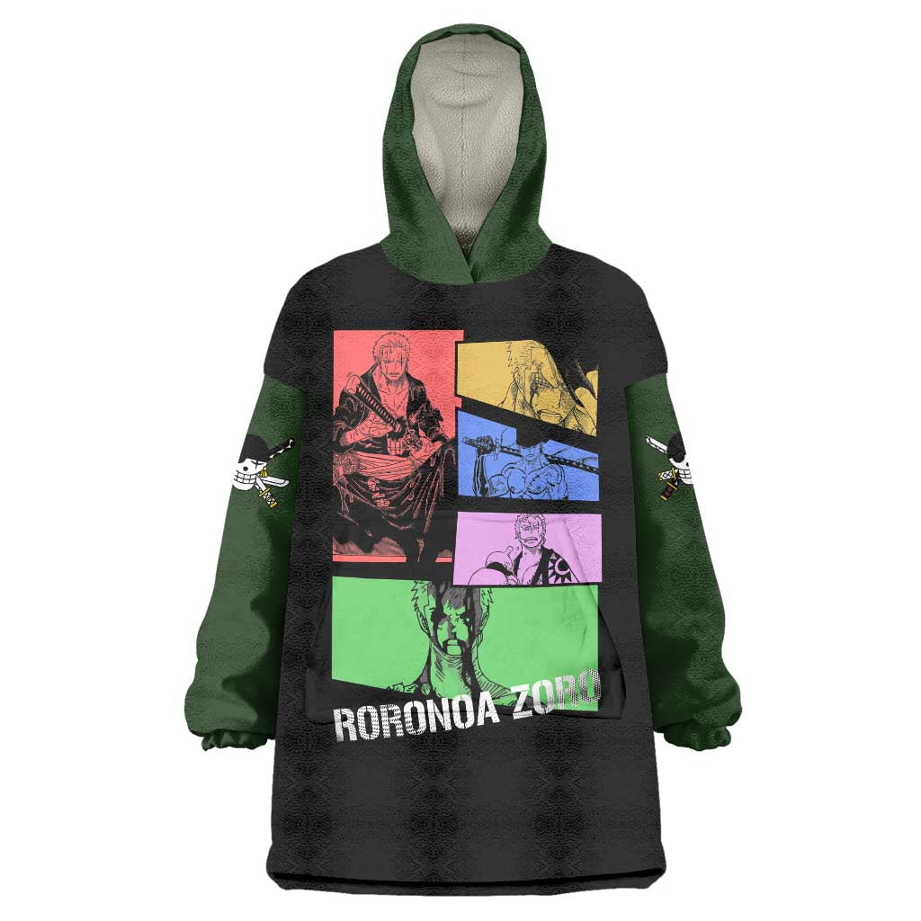 Roronoa Zoro - One Piece Wearable Blanket Hoodie Anime Style