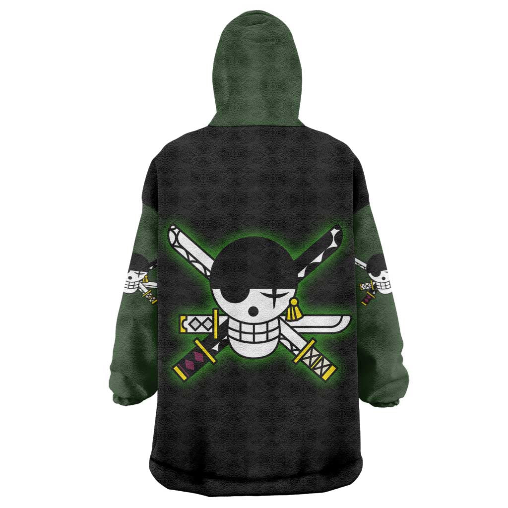 Roronoa Zoro - One Piece Wearable Blanket Hoodie Anime Style