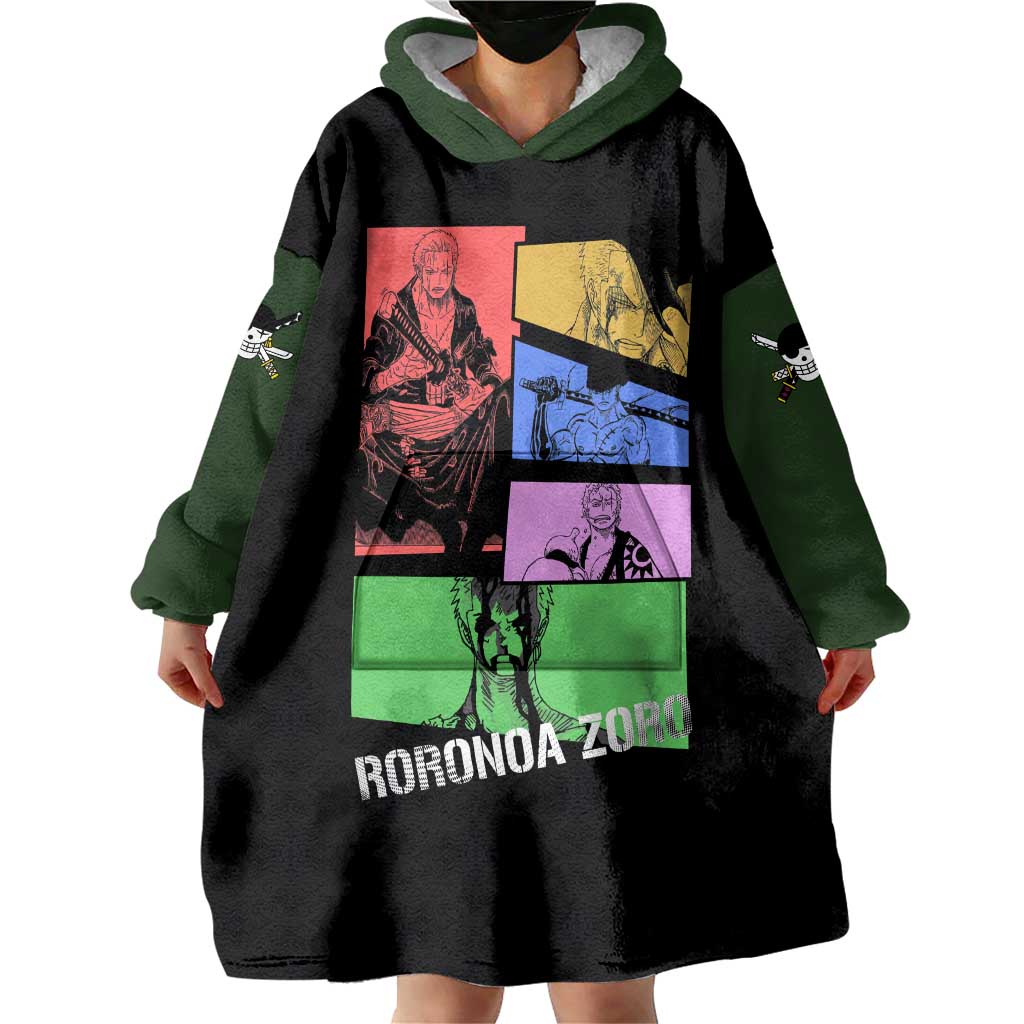 Roronoa Zoro - One Piece Wearable Blanket Hoodie Anime Style