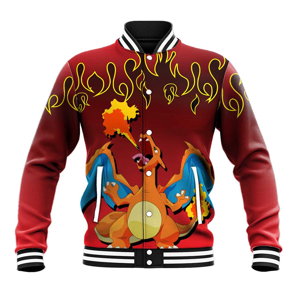 Charizard Dragon - Poke Baseball Jacket Anime Style