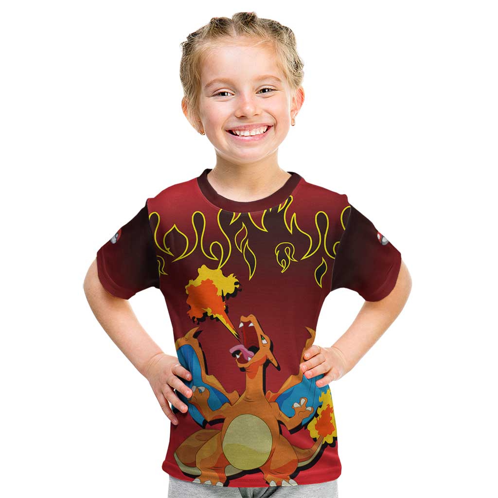 Charizard Dragon - Poke Kid T Shirt Anime Style