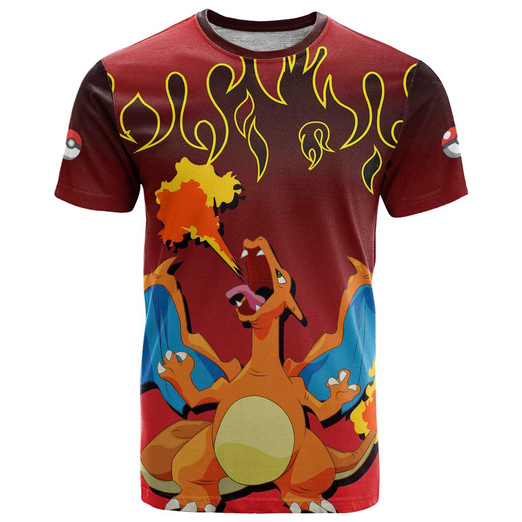 Charizard Dragon - Poke T Shirt Anime Style