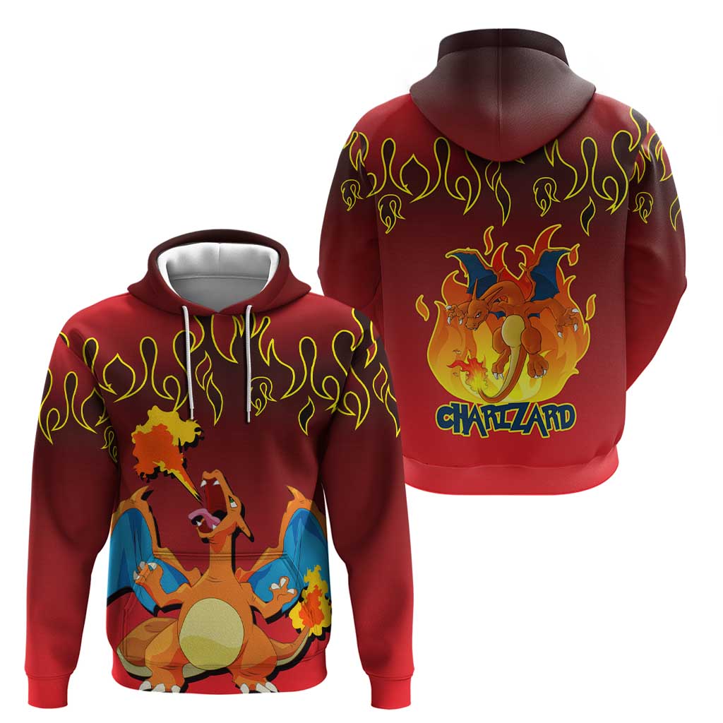 Charizard Dragon - Poke Zip Hoodie Anime Style