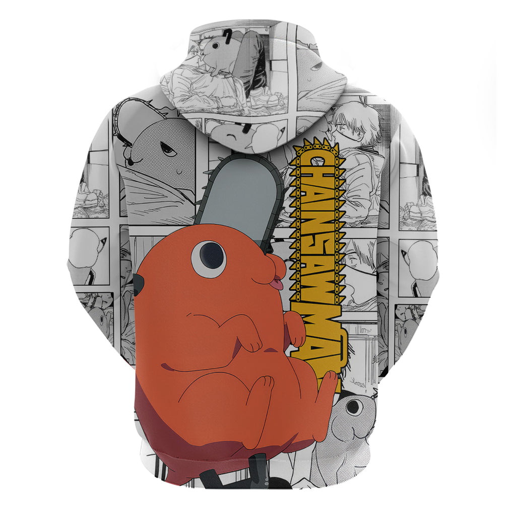 Pochita Hoodie Mixed Manga