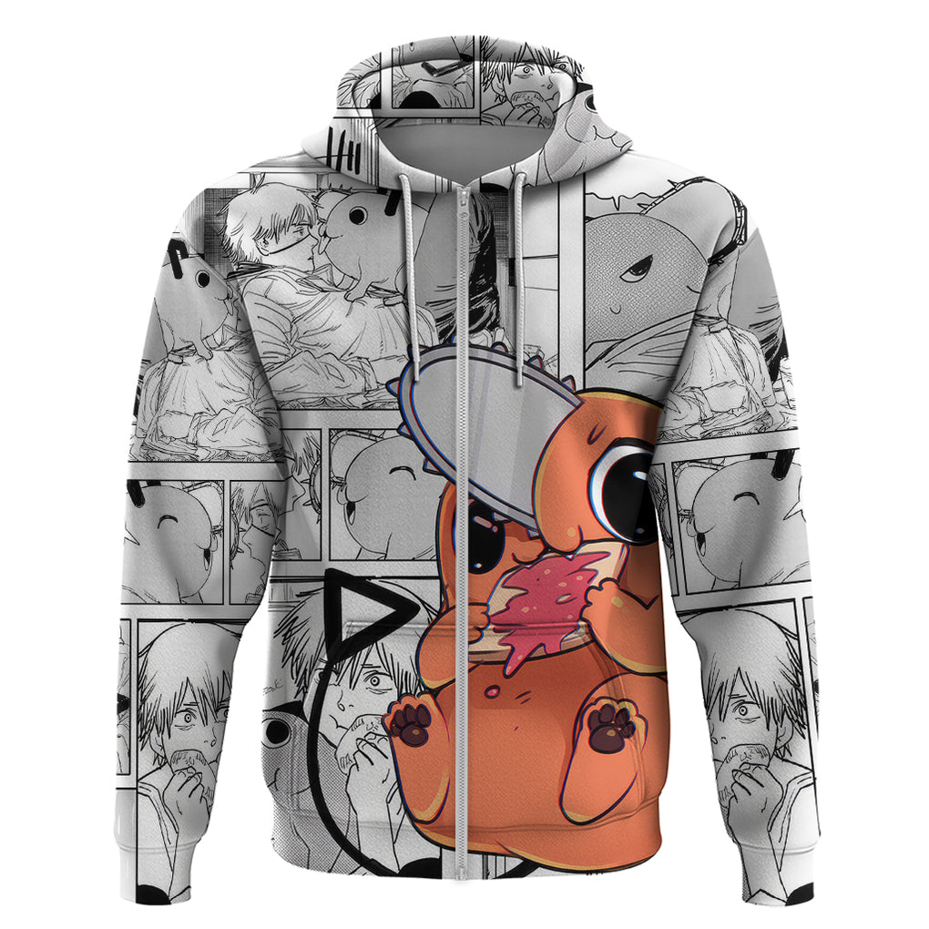 Pochita Hoodie Mixed Manga