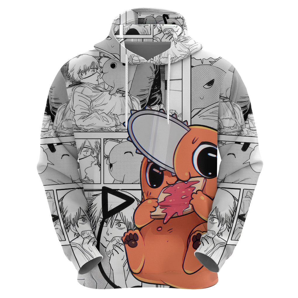 Pochita Hoodie Mixed Manga