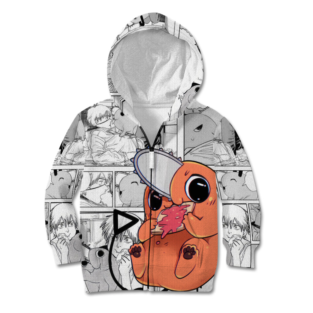 Pochita Kid Hoodie Mixed Manga