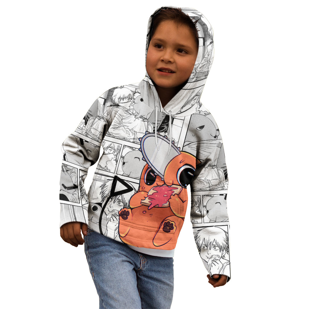 Pochita Kid Hoodie Mixed Manga