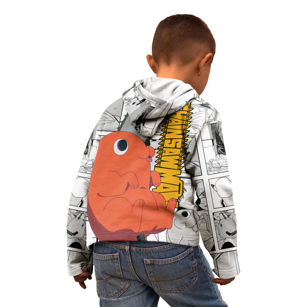 Pochita Kid Hoodie Mixed Manga