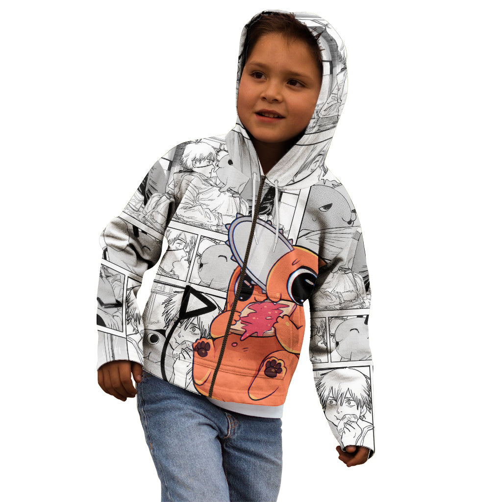 Pochita Kid Hoodie Mixed Manga