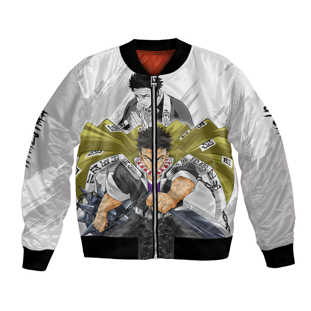 Gyomei Himejima Bomber Jacket Demon Slayer