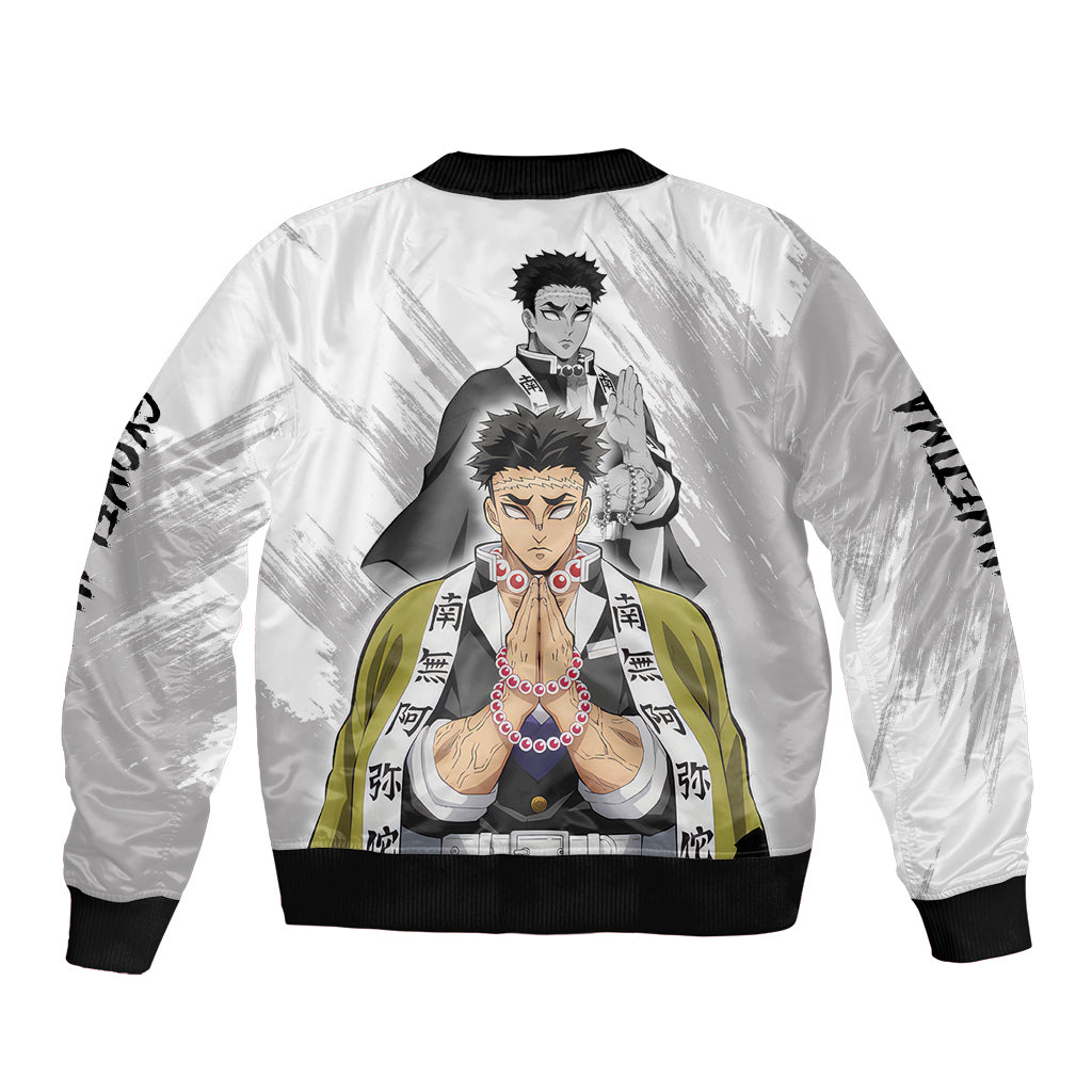 Gyomei Himejima Bomber Jacket Demon Slayer