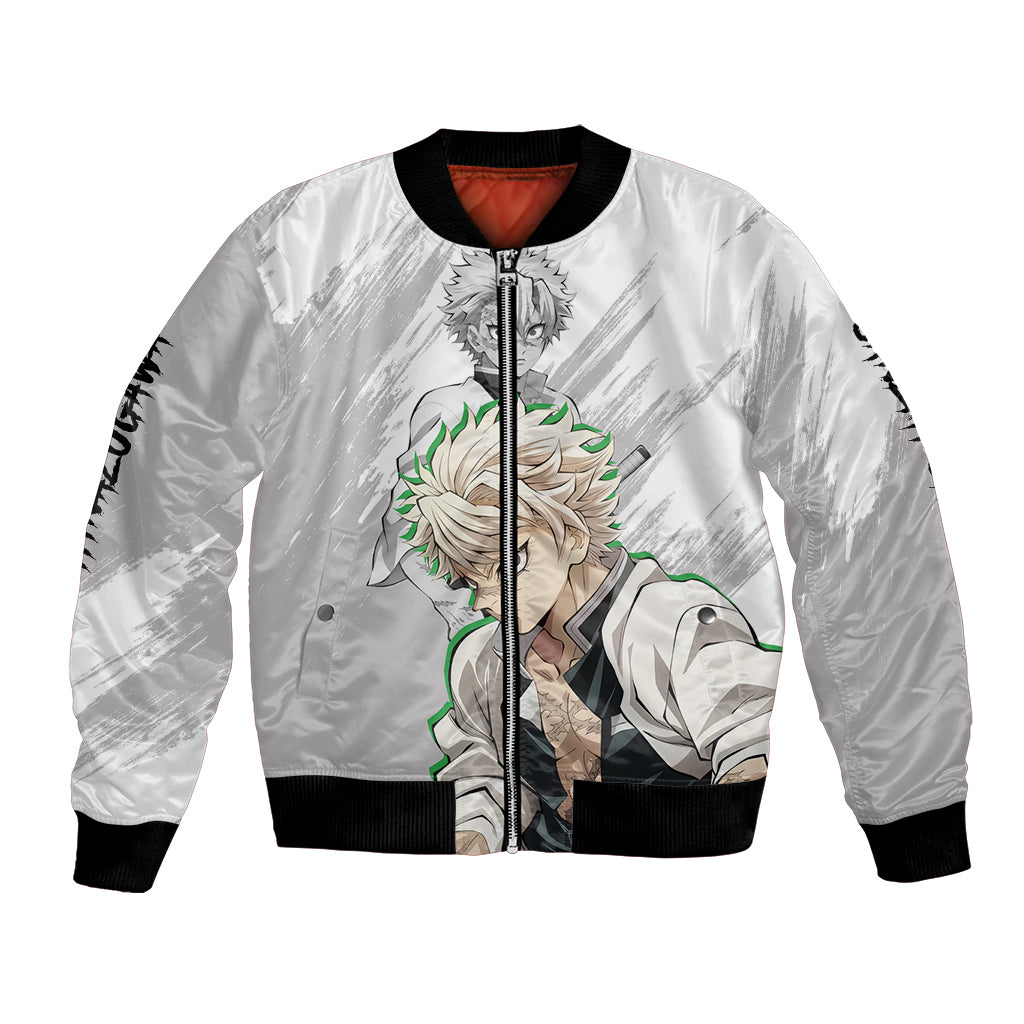 Sanemi Shinazugawa Bomber Jacket Demon Slayer