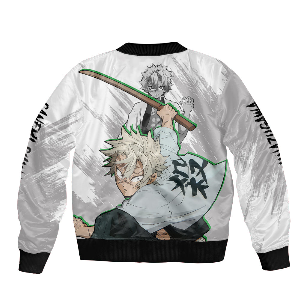 Sanemi Shinazugawa Bomber Jacket Demon Slayer