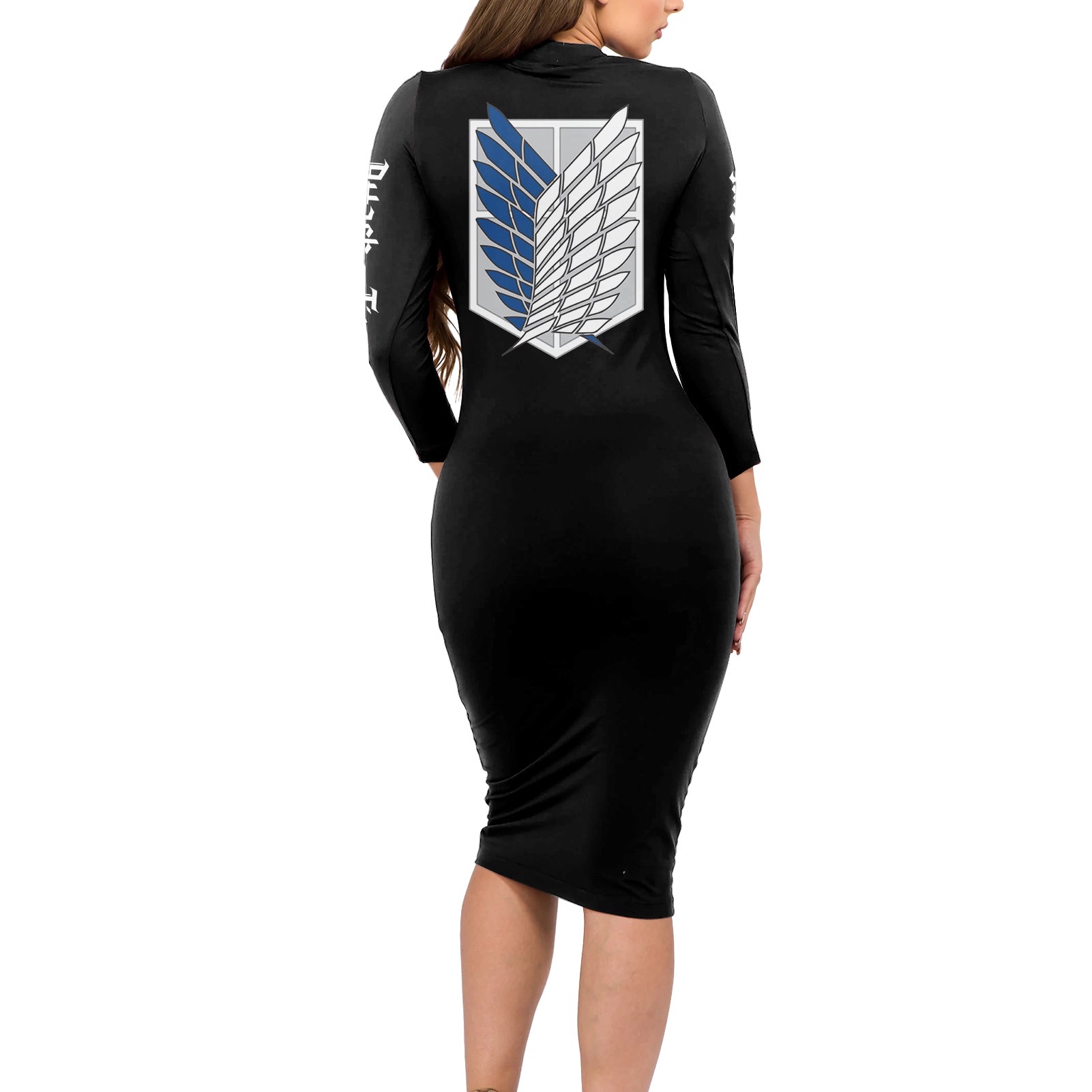 Armin Arlert Long Sleeve Bodycon Dress Attack On Titan