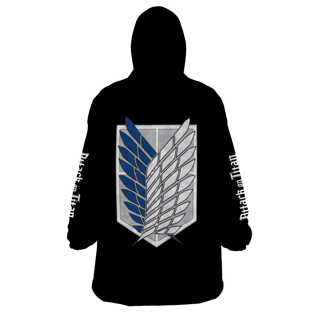 Armin Arlert Wearable Blanket Hoodie Attack On Titan