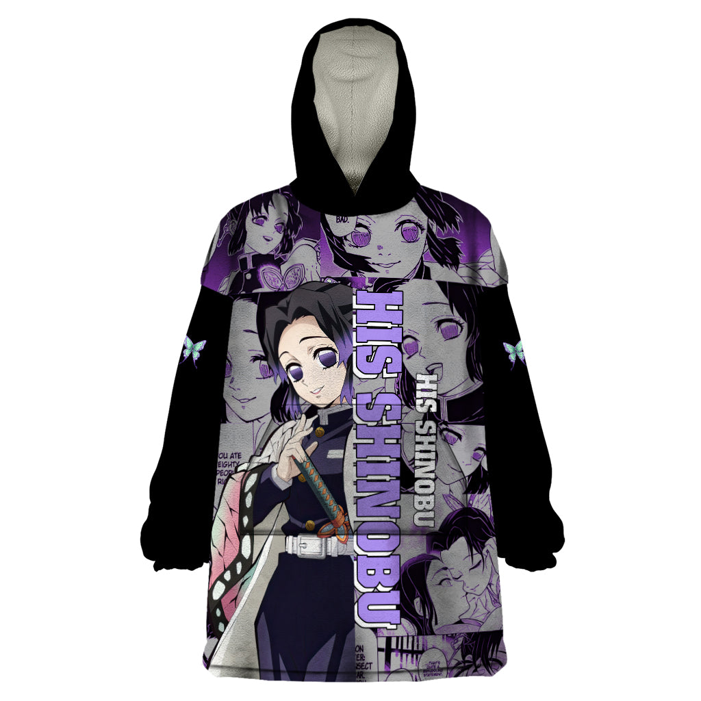 His Shinobu Wearable Blanket Hoodie Personalized Valentine's
