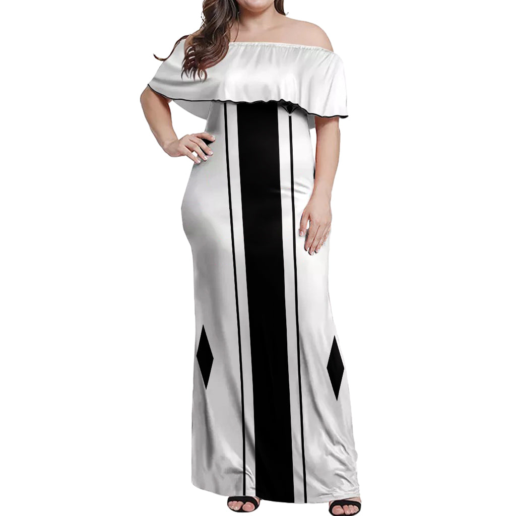 Seventh Division Gotei 13 Off Shoulder Maxi Dress Bleach Anime Style