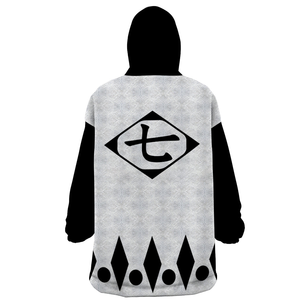 Seventh Division Gotei 13 Wearable Blanket Hoodie Bleach Anime Style