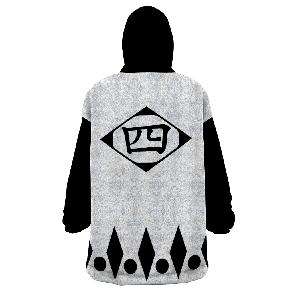 Fourth Division Gotei 13 Wearable Blanket Hoodie Bleach Anime Style