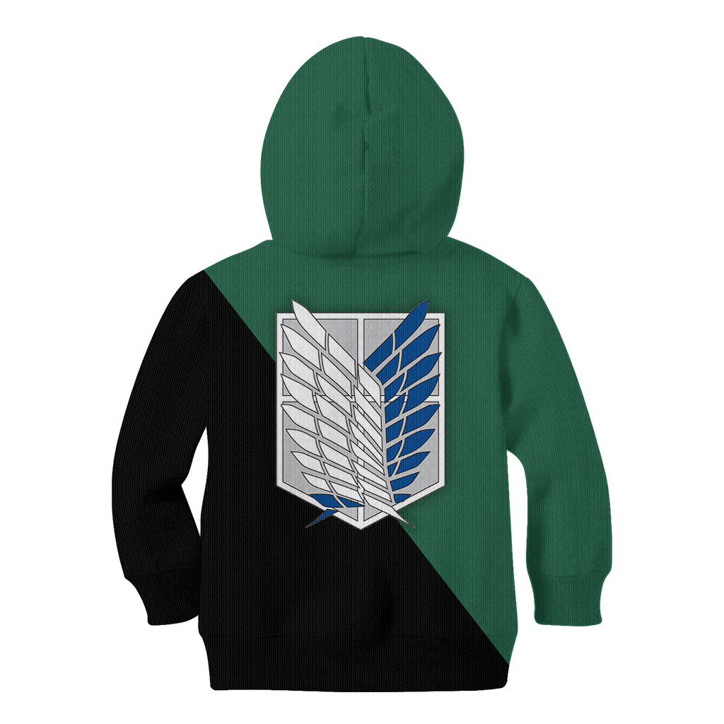 Eren Yeager Kid Hoodie Attack On Tittan Anime Style