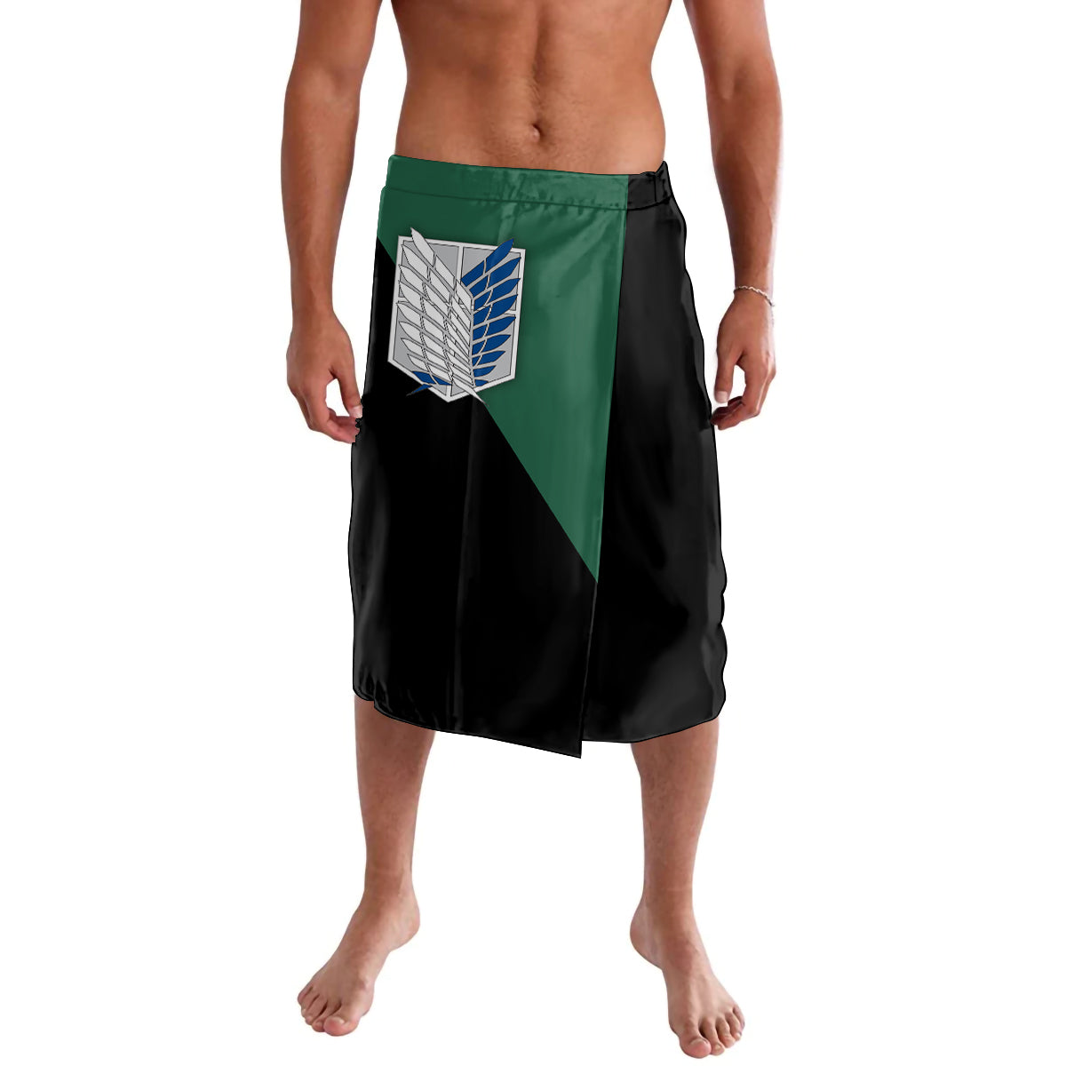Eren Yeager Lavalava Attack On Tittan Anime Style
