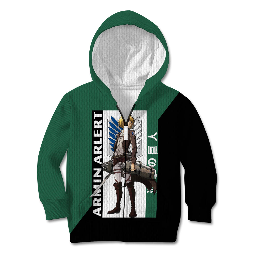 Armin Arlert Kid Hoodie Attack On Titan Anime Style