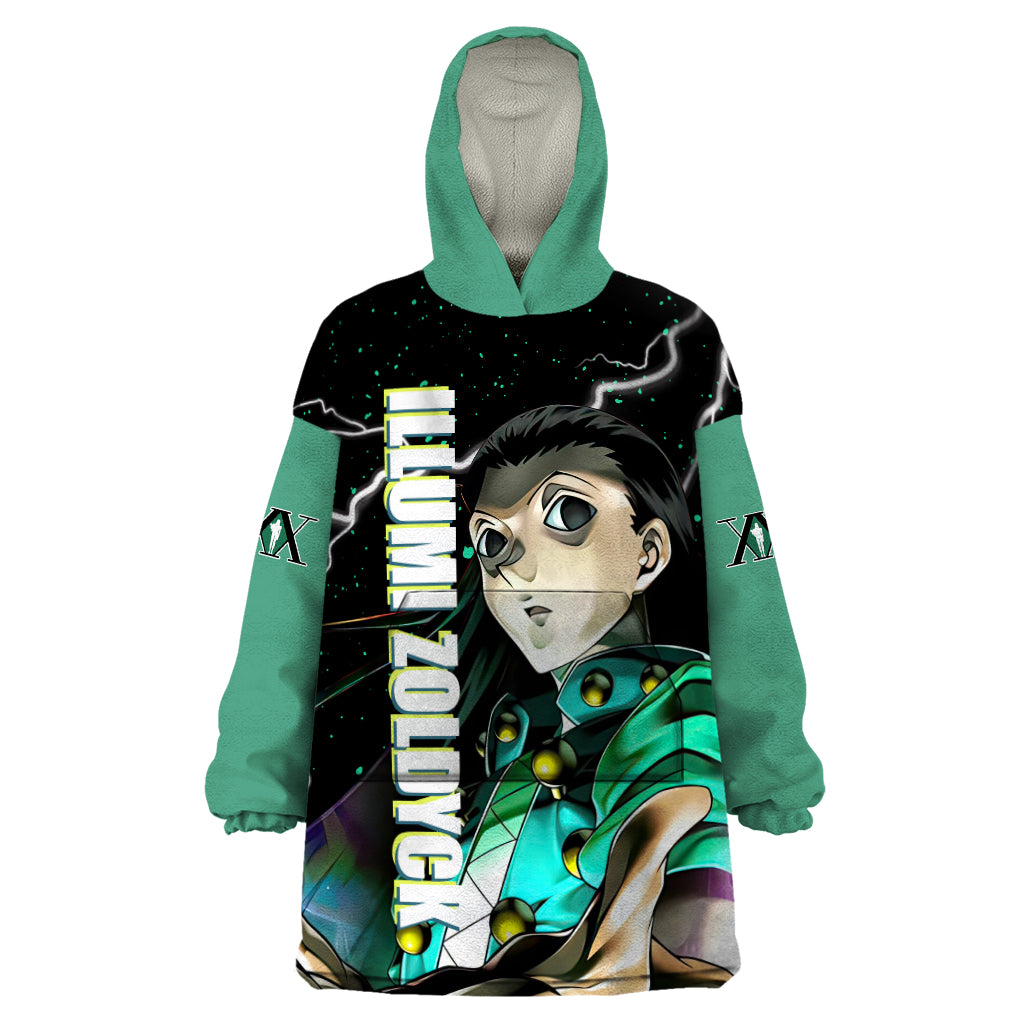 Illumi Zoldyck Wearable Blanket Hoodie Hunter X Hunter