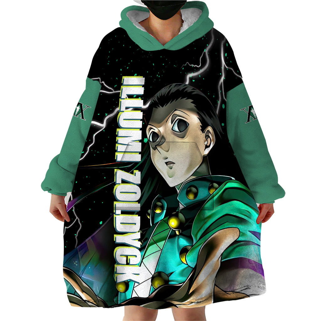 Illumi Zoldyck Wearable Blanket Hoodie Hunter X Hunter